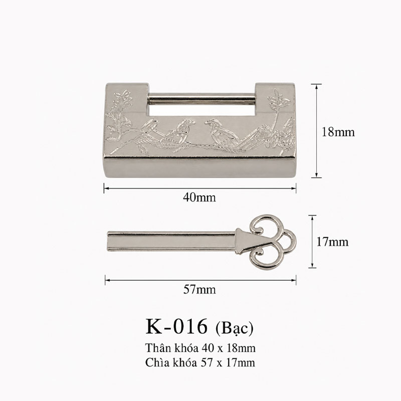 Kích thước Phụ kiện giỏ nhựa K-016 (phiên bản 3)