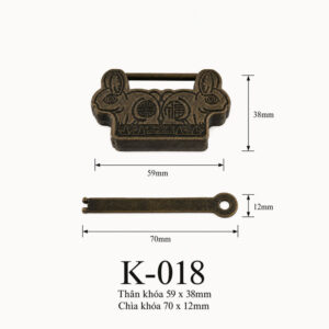 Kích thước Phụ kiện giỏ nhựa K-018
