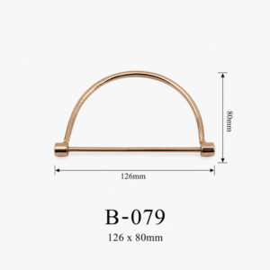 Tay cầm hộp quà kim loại B-079 kích thước 126 × 80 mm – ảnh thông số